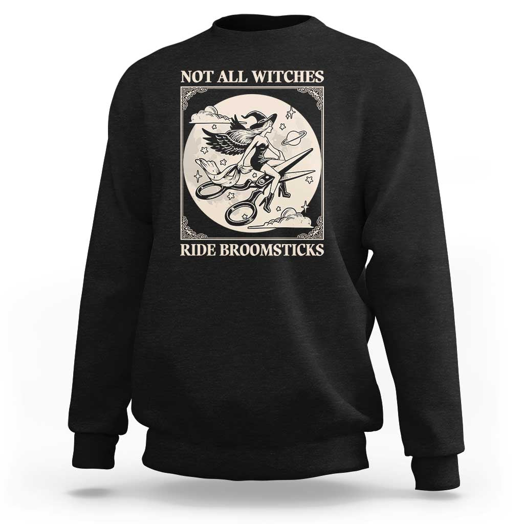 Funny Halloween Lesbian Sweatshirt Some Witches Don't Ride Broomsticks Les Witch - Wonder Print Shop