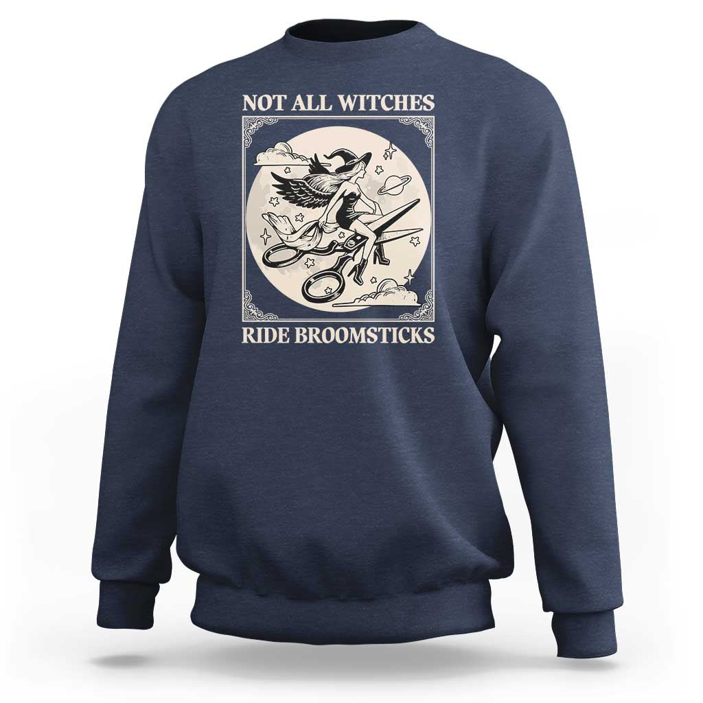 Funny Halloween Lesbian Sweatshirt Some Witches Don't Ride Broomsticks Les Witch - Wonder Print Shop
