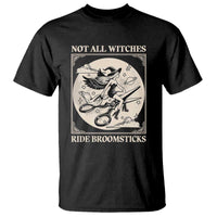 Funny Halloween Lesbian T Shirt Some Witches Don't Ride Broomsticks Les Witch - Wonder Print Shop