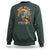 Funny Halloween LGBT Sweatshirt Ride With Pride Witch Rainbow Spooky And Pride - Wonder Print Shop