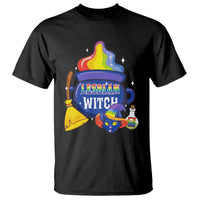 Funny Halloween LGBT T Shirt I'm The Lesbian Witch - Wonder Print Shop