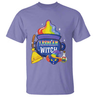 Funny Halloween LGBT T Shirt I'm The Lesbian Witch - Wonder Print Shop