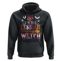 Funny Halloween LGBT Hoodie I'm The Lesbian Witch Spooky Season