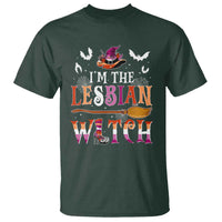 Funny Halloween LGBT T Shirt I'm The Lesbian Witch Spooky Season - Wonder Print Shop