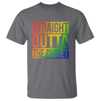 Straight Outta The Closet LGBT Come Out T Shirt - Wonder Print Shop