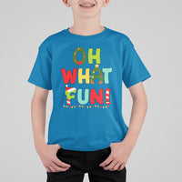 Oh What Fun Christmas Tree Candy Cane T Shirt For Kid - Wonder Print Shop