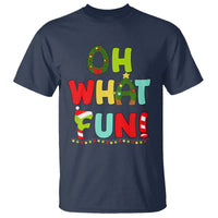 Oh What Fun Christmas Tree Candy Cane T Shirt - Wonder Print Shop