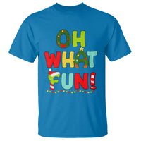 Oh What Fun Christmas Tree Candy Cane T Shirt - Wonder Print Shop