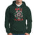 Hail Santa Krampus Ugly Christmas Candy Star Hoodie - Wonder Print Shop