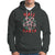 Hail Santa Krampus Ugly Christmas Candy Star Hoodie - Wonder Print Shop