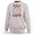 Hail Santa Krampus Ugly Christmas Candy Star Sweatshirt - Wonder Print Shop
