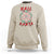 Hail Santa Krampus Ugly Christmas Candy Star Sweatshirt - Wonder Print Shop