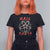 Hail Santa Krampus Ugly Christmas Candy Star T Shirt For Women - Wonder Print Shop