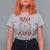 Hail Santa Krampus Ugly Christmas Candy Star T Shirt For Women - Wonder Print Shop