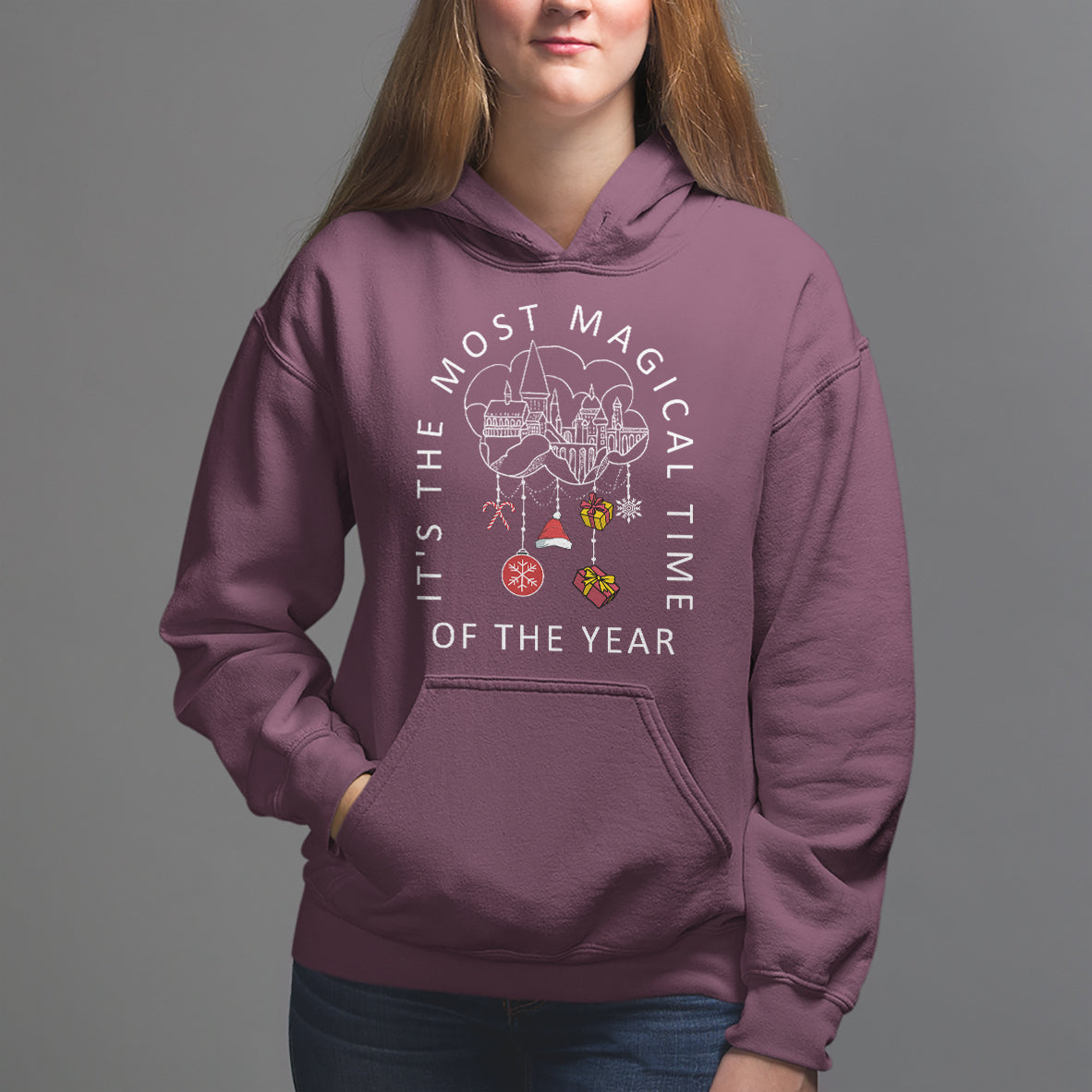Christmas Hoodie It's The Most Magical Time Of The Year Dream Castle - Wonder Print Shop