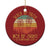 Christian Christmas Ornament Walk By Faith Not By Sight Retro - Wonder Print Shop