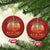 Christian Christmas Ornament Walk By Faith Not By Sight Retro - Wonder Print Shop