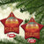 Christian Christmas Ornament Walk By Faith Not By Sight Retro - Wonder Print Shop