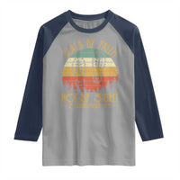 Christian Raglan Shirt Walk By Faith Not By Sight Retro