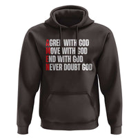 Christian Hoodie Amen Agree Move End With God Never Doubt God