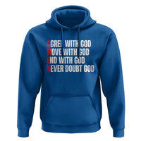 Christian Hoodie Amen Agree Move End With God Never Doubt God
