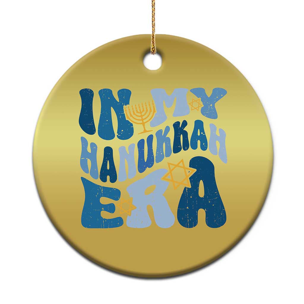 In My Hanukkah Era Christmas Ornament Groovy Chanukkah Jewish - Wonder Print Shop
