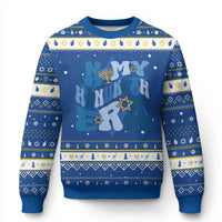 In My Hanukkah Era Hanukkah Ugly Sweater Groovy Chanukkah Jewish - Wonder Print Shop