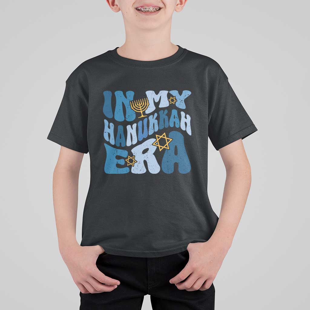 In My Hanukkah Era T Shirt For Kid Groovy Chanukkah Jewish - Wonder Print Shop