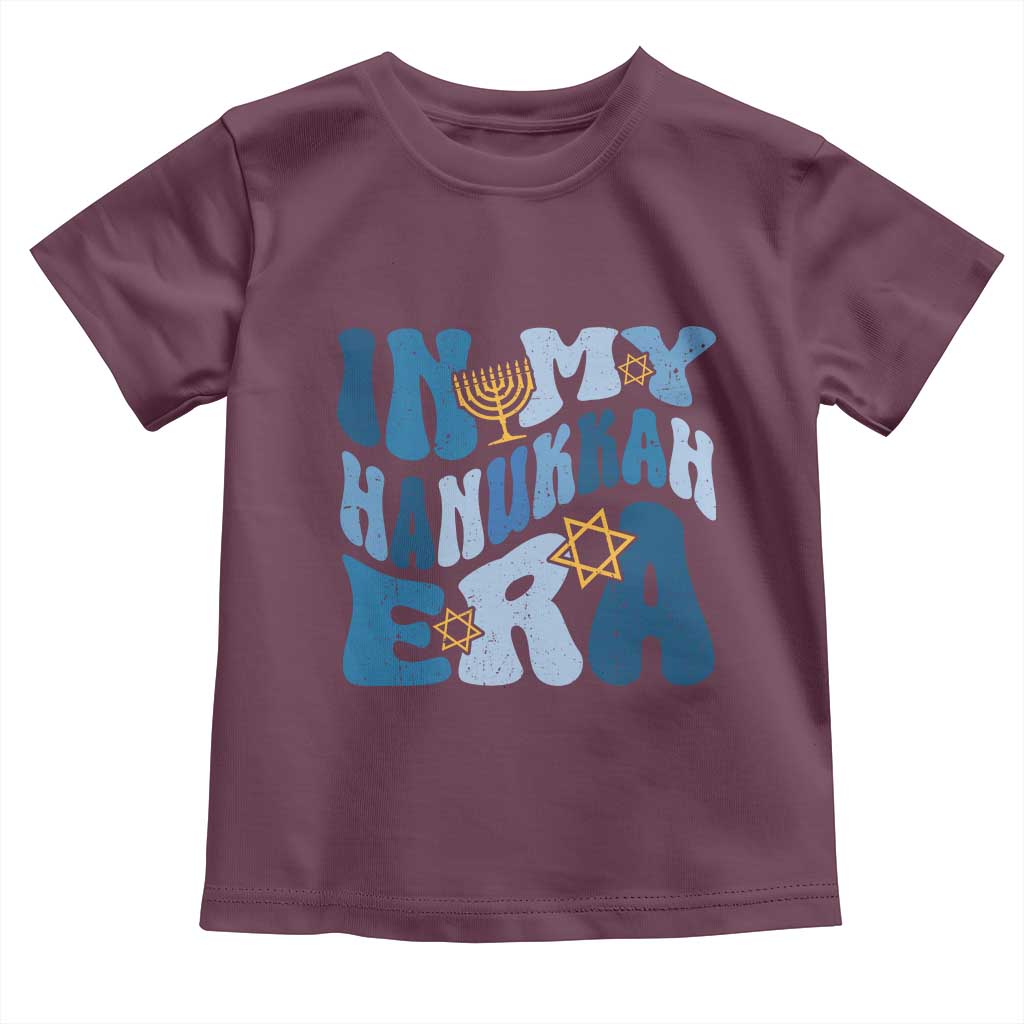 In My Hanukkah Era Toddler T Shirt Groovy Chanukkah Jewish