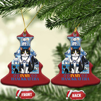 Hanukkah Cat Christmas Ornament In My Hanukkat Era Cute Jewish Cats - Wonder Print Shop