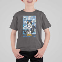 Hanukkah Cat T Shirt For Kid In My Hanukkat Era Cute Jewish Cats - Wonder Print Shop