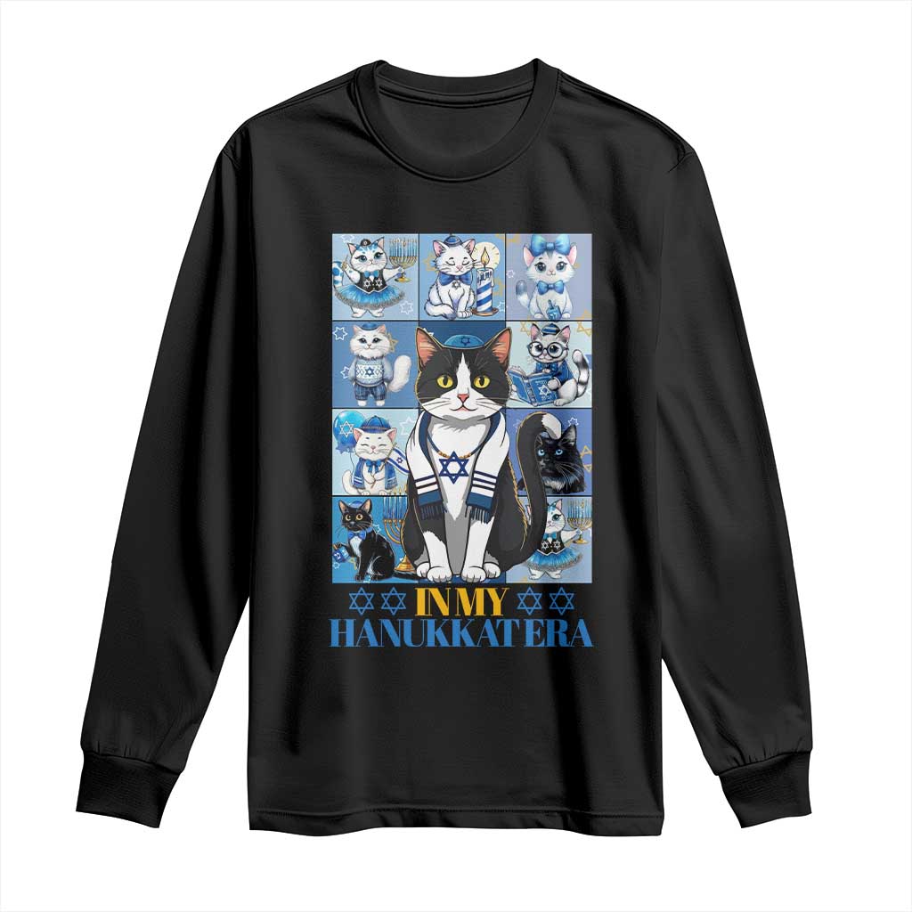 Hanukkah Cat Long Sleeve Shirt In My Hanukkat Era Cute Jewish Cats