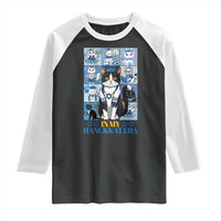 Hanukkah Cat Raglan Shirt In My Hanukkat Era Cute Jewish Cats