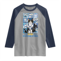 Hanukkah Cat Raglan Shirt In My Hanukkat Era Cute Jewish Cats