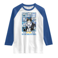 Hanukkah Cat Raglan Shirt In My Hanukkat Era Cute Jewish Cats