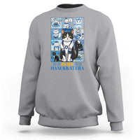 Hanukkah Cat Sweatshirt In My Hanukkat Era Cute Jewish Cats - Wonder Print Shop