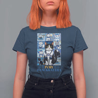 Hanukkah Cat T Shirt For Women In My Hanukkat Era Cute Jewish Cats - Wonder Print Shop