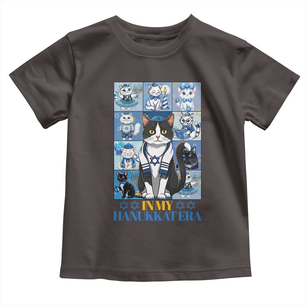 Hanukkah Cat Toddler T Shirt In My Hanukkat Era Cute Jewish Cats