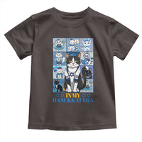 Hanukkah Cat Toddler T Shirt In My Hanukkat Era Cute Jewish Cats