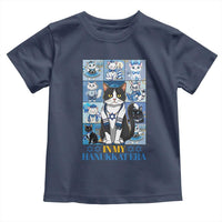 Hanukkah Cat Toddler T Shirt In My Hanukkat Era Cute Jewish Cats
