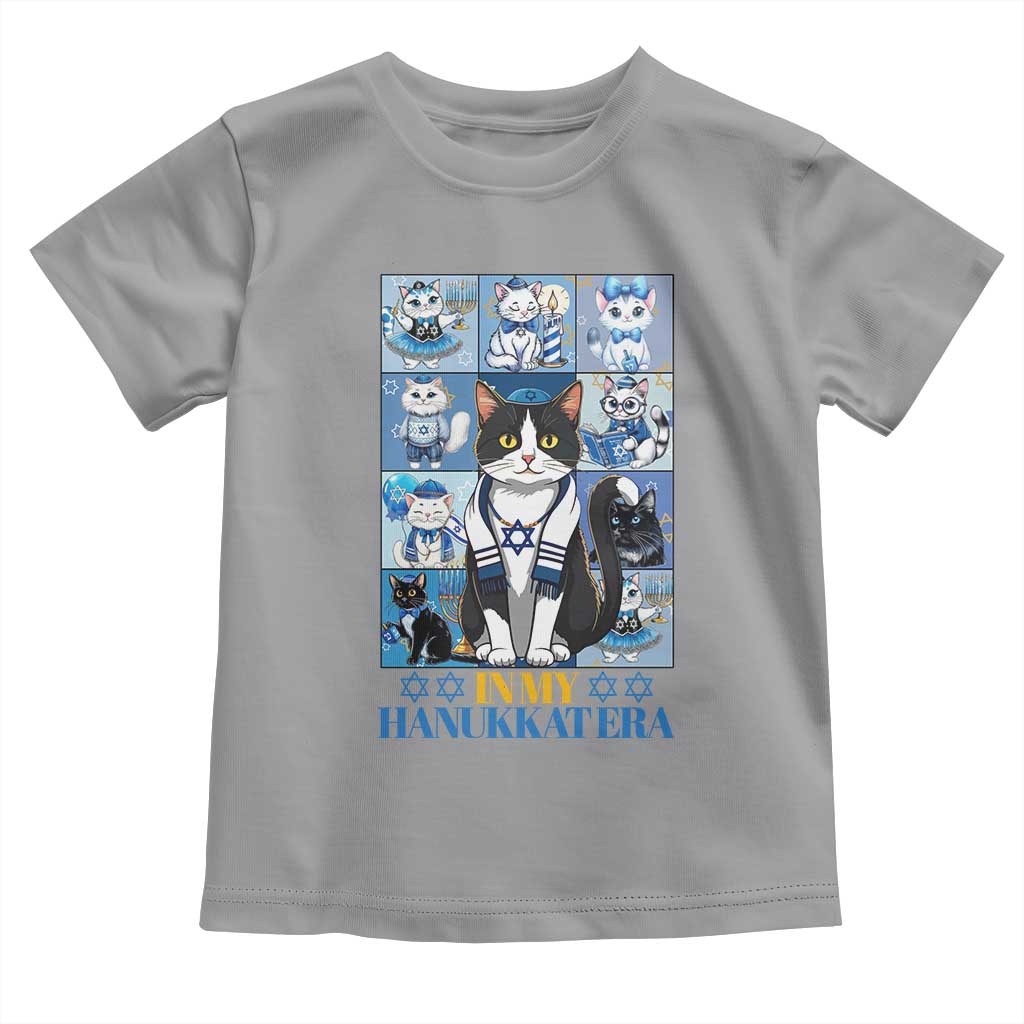 Hanukkah Cat Toddler T Shirt In My Hanukkat Era Cute Jewish Cats
