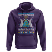 Hanukkah Christmas Cat Hoodie Happy Hanukkat Meowy Christmas