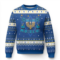 Funny Hanukkat Cat Hanukkah Ugly Sweater Meowzel Tov Jewish Chanukkah - Wonder Print Shop