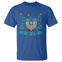 Funny Hanukkah Cat T Shirt Meowzel Tov Jewish Chanukkah - Wonder Print Shop