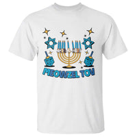 Funny Hanukkah Cat T Shirt Meowzel Tov Jewish Chanukkah - Wonder Print Shop