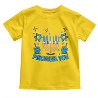 Funny Hanukkah Cat Toddler T Shirt Meowzel Tov Jewish Chanukkah