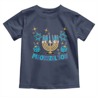 Funny Hanukkah Cat Toddler T Shirt Meowzel Tov Jewish Chanukkah