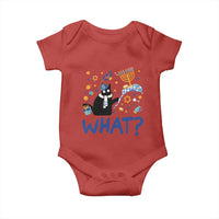 Funny Hanukkah Cat What Baby Onesie