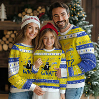 Funny Hanukkat What Black Cat Hanukkah Ugly Sweater - Wonder Print Shop