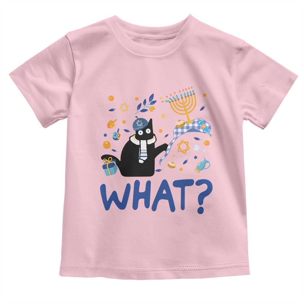 Funny Hanukkah Cat What Toddler T Shirt